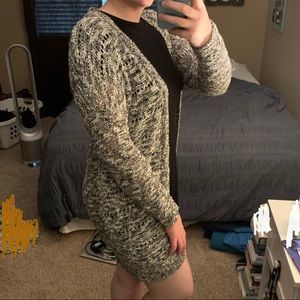 Hollister Extra Long Gray Cardigan